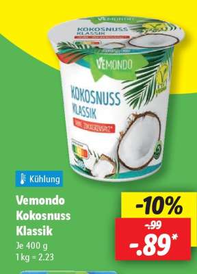 Vemondo Kokosnuss Klassik