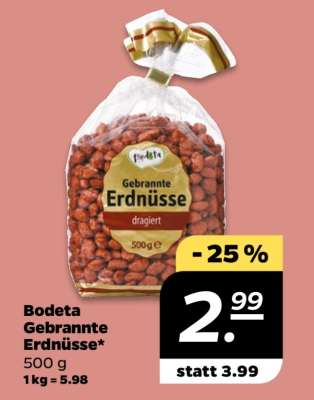 Bodeta Gebrannte Erdnüsse