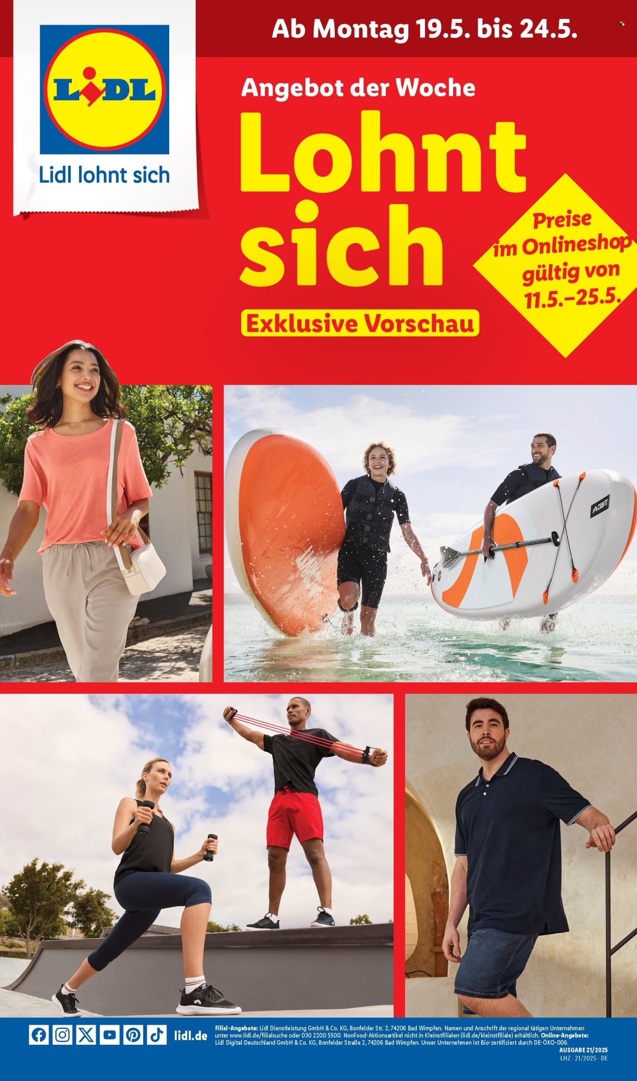Lidl Prospekte  - 19.5.2025 - 24.5.2025.