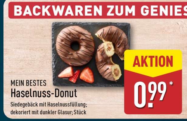 Haselnuss-Donut