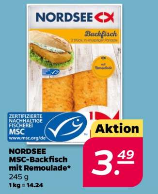 Nordsee MSC Backfisch mit Remoulade*