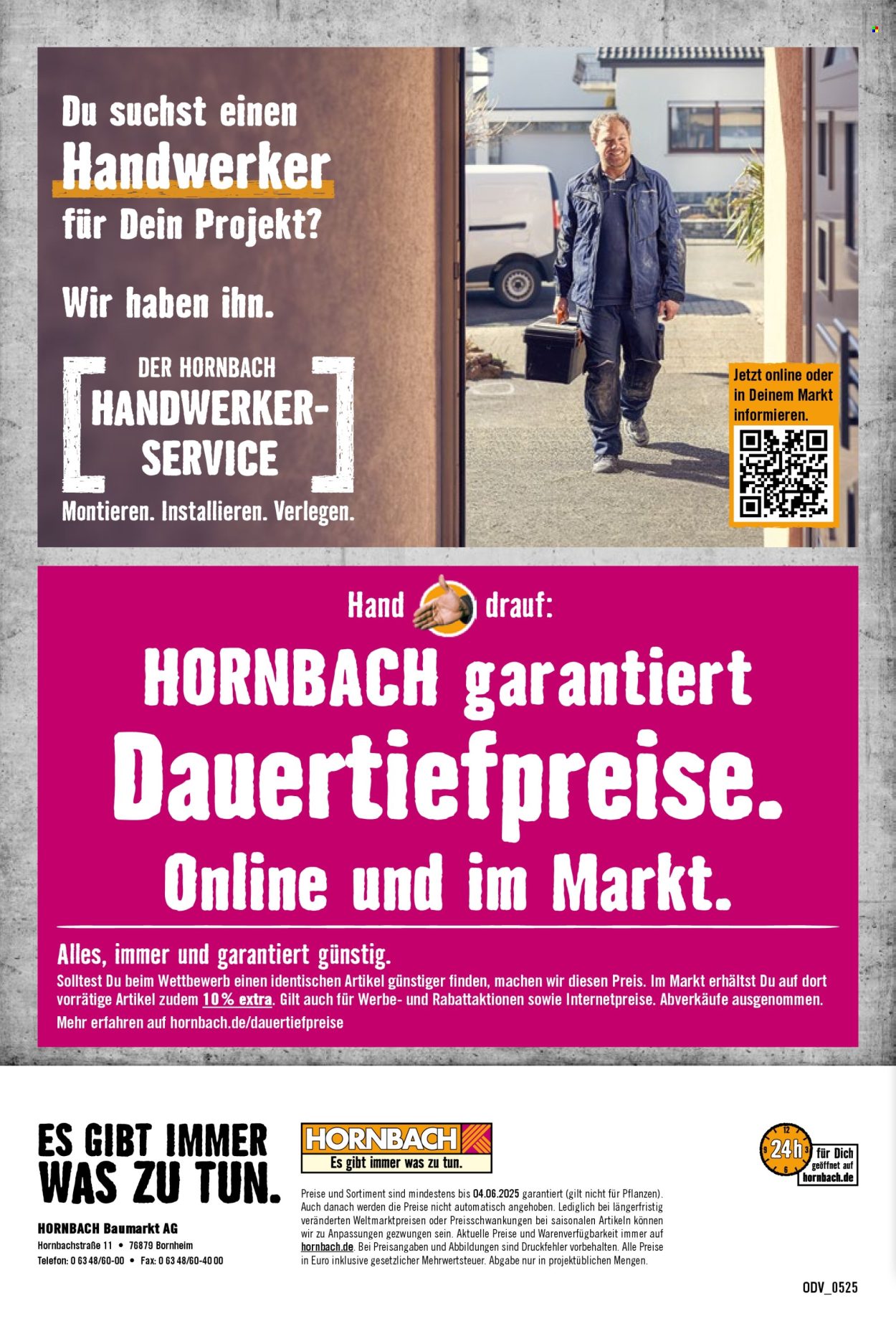 Hornbach Prospekte  - 7.5.2025 - 4.6.2025.