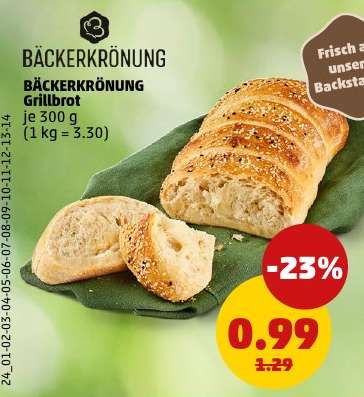 BÄCKERKRÖNUNG Grillbrot