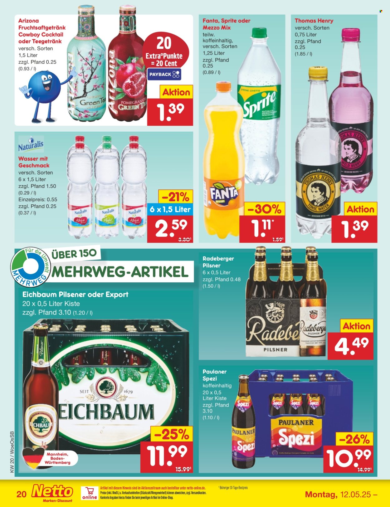 Netto Marken-Discount Prospekte  - 12.5.2025 - 17.5.2025.