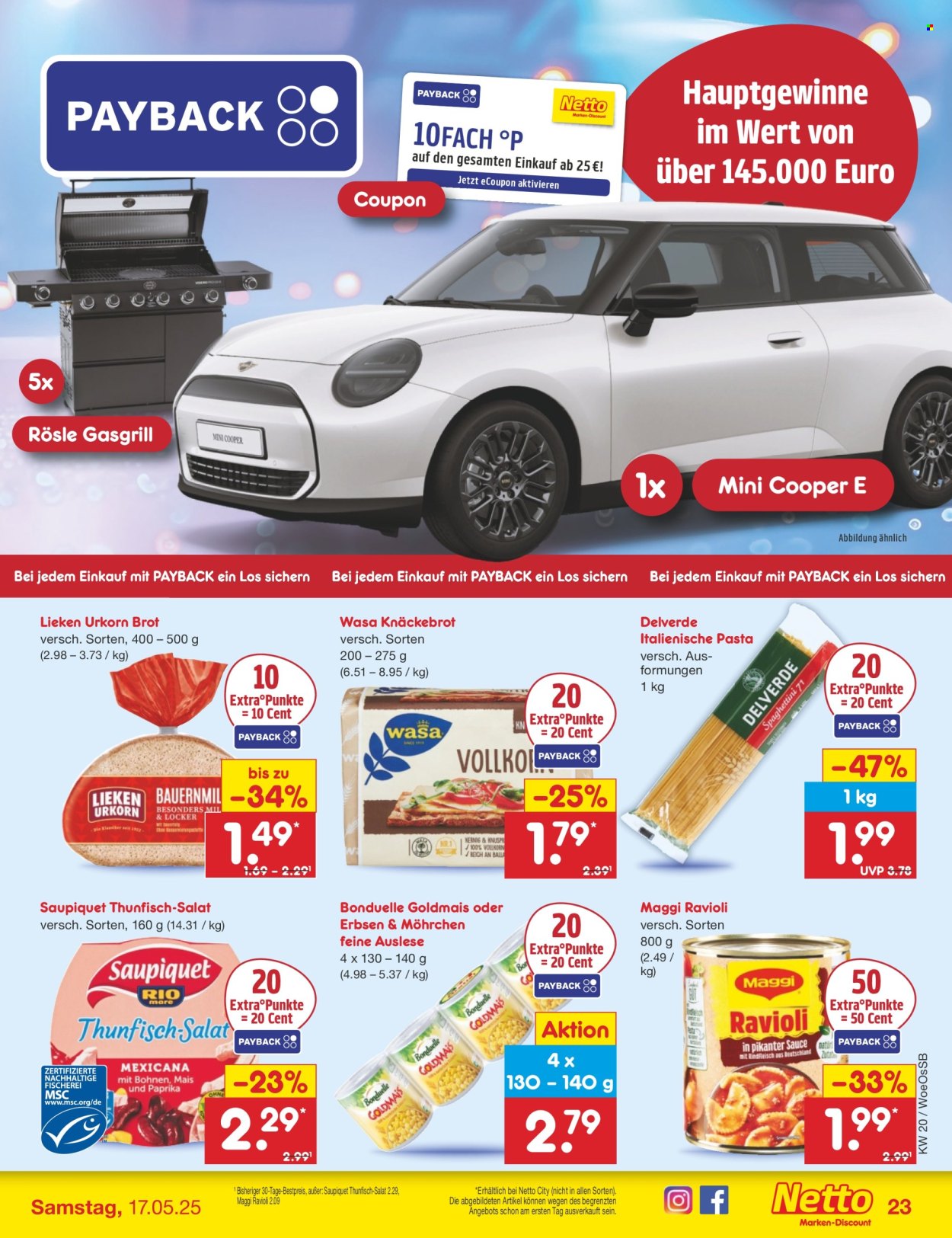 Netto Marken-Discount Prospekte  - 12.5.2025 - 17.5.2025.