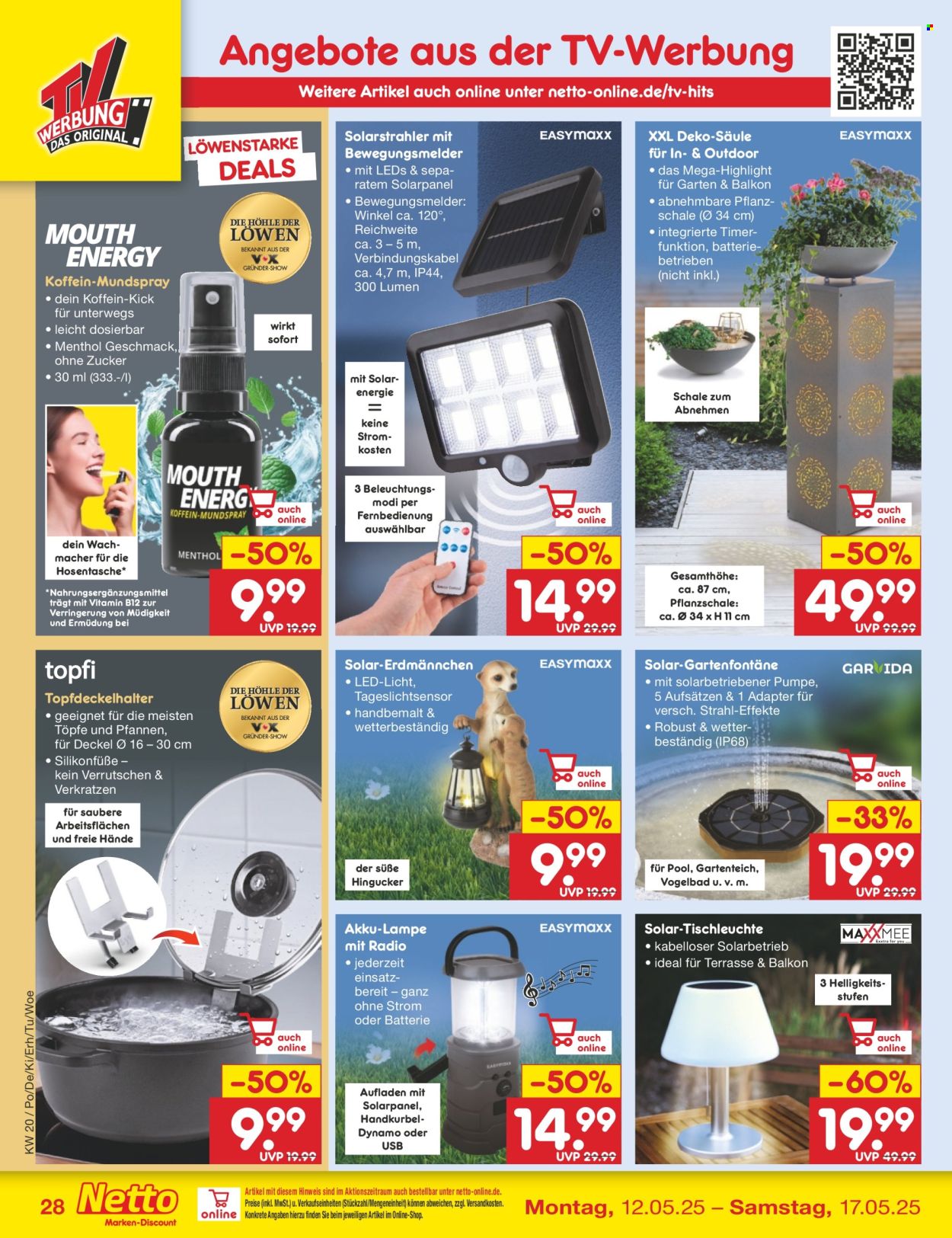 Netto Marken-Discount Prospekte  - 12.5.2025 - 17.5.2025.