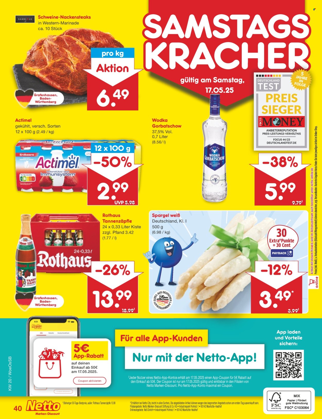 Netto Marken-Discount Prospekte  - 12.5.2025 - 17.5.2025.