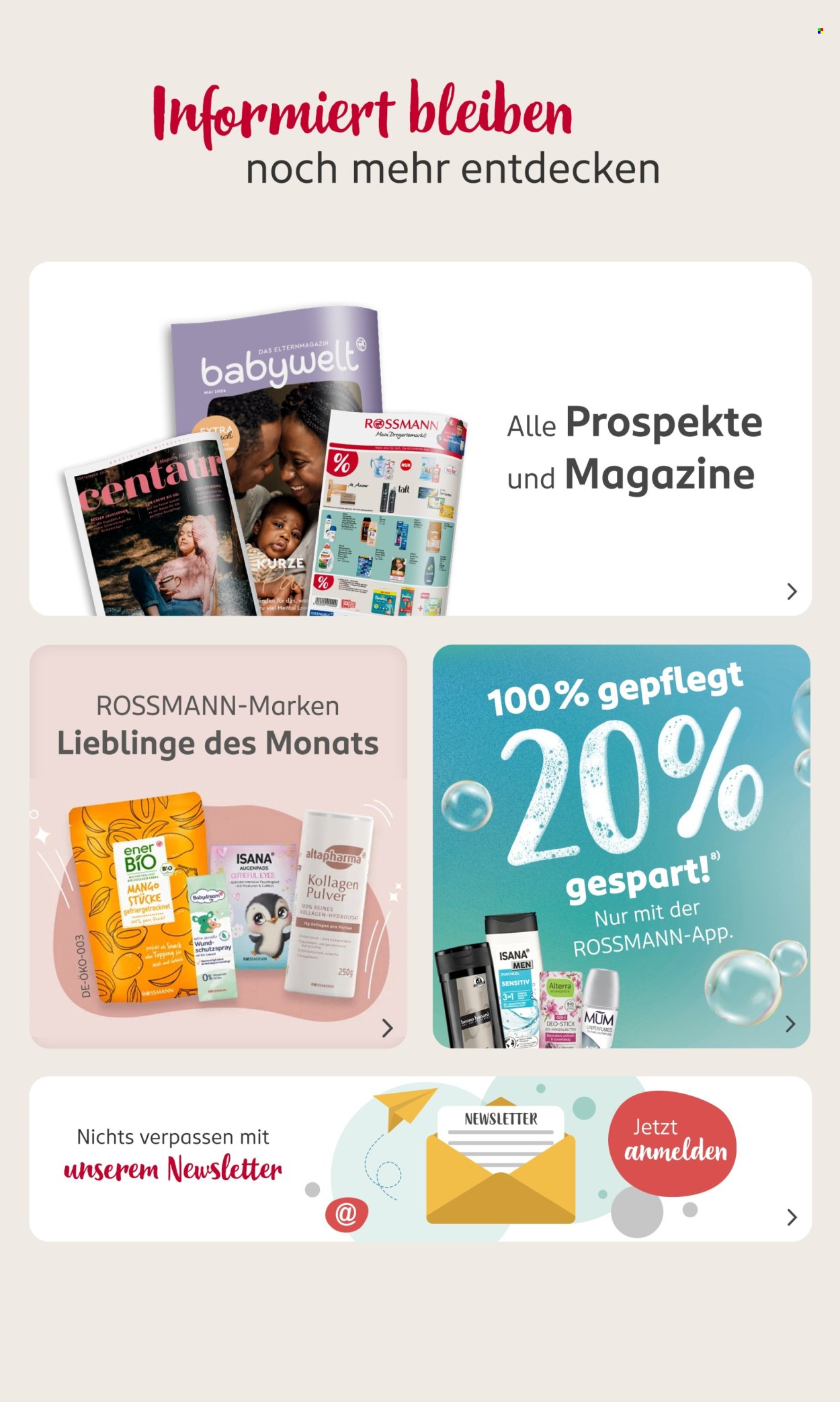 Rossmann Prospekte  - 5.5.2025 - 1.6.2025.