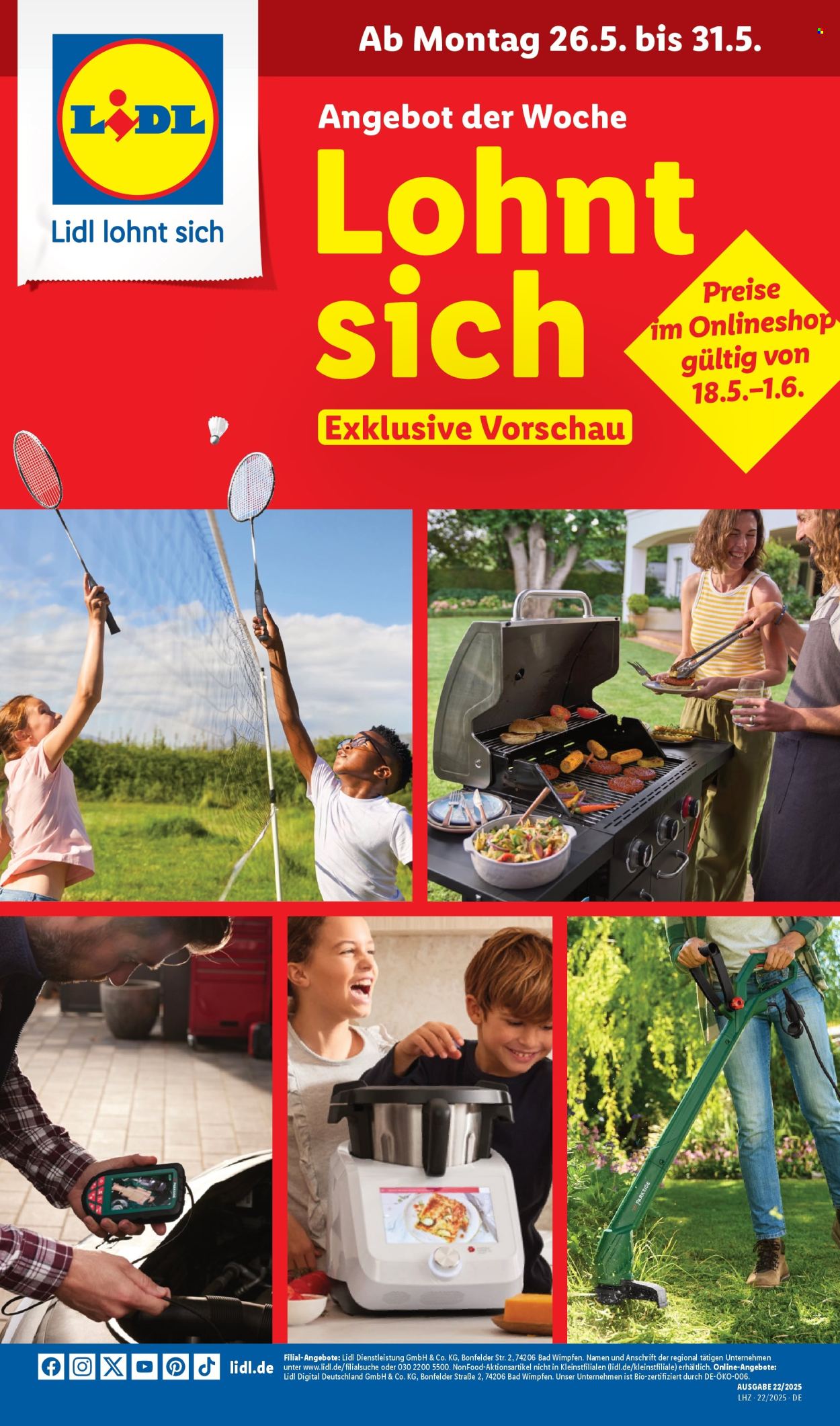 Lidl Prospekte  - 26.5.2025 - 31.5.2025.