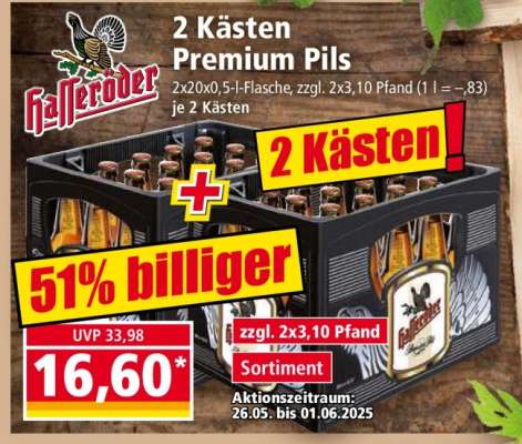 Hasseröder 2 Kästen Premium Pils