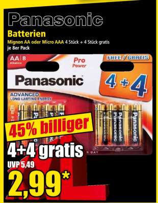 Panasonic Batterien*