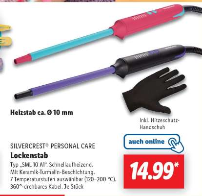 SILVERCREST® PERSONAL CARE Lockenstab