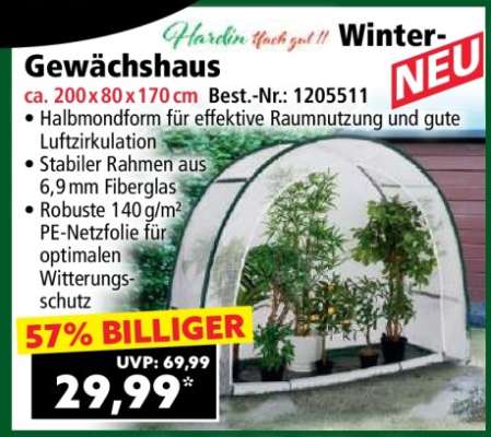 Winter-Gewächshaus