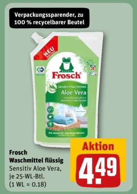 Frosch Waschmittel flüssig