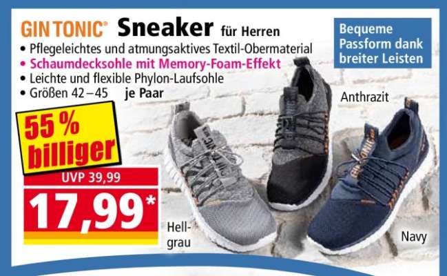GIN TONIC® Sneaker für Herren