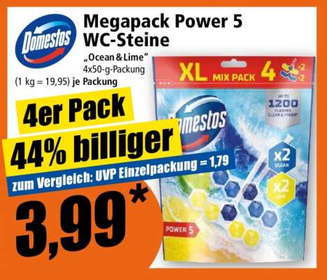 Megapack Power 5 WC-Steine