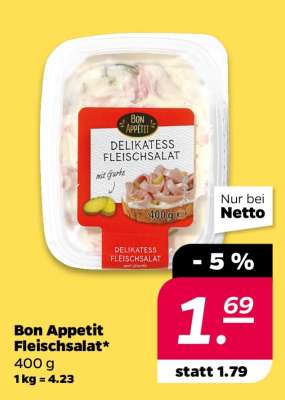 BON APPÉTIT Fleischsalat*