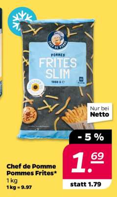 CHEF DE POMME Pommes Frites
