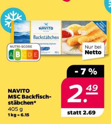 NAVITO MSC Backfischstäbchen