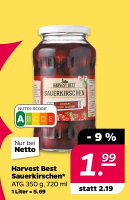 HARVEST BEST Sauerkirschen*