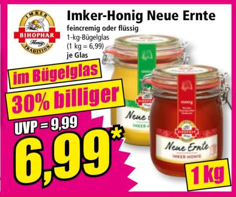 Imker-Honig Neue Ernte