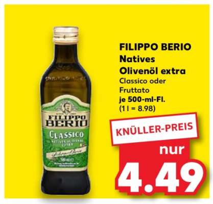 FILIPPO BERIO Natives Olivenöl extra