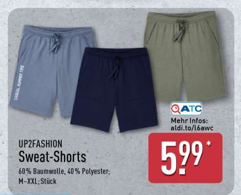UP2FASHION Sweat-Shorts
