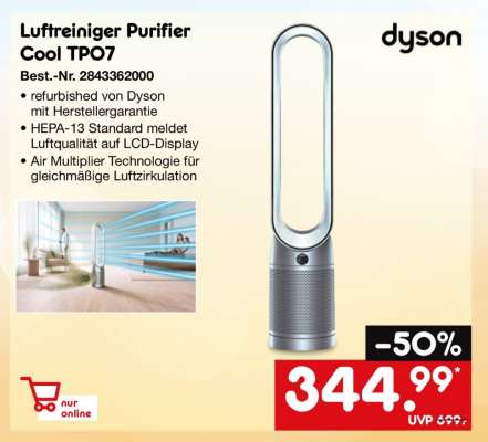 Luftreiniger Purifier Cool TP07