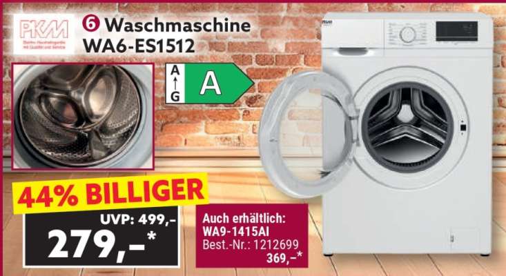 Waschmaschine WA6-ES1512