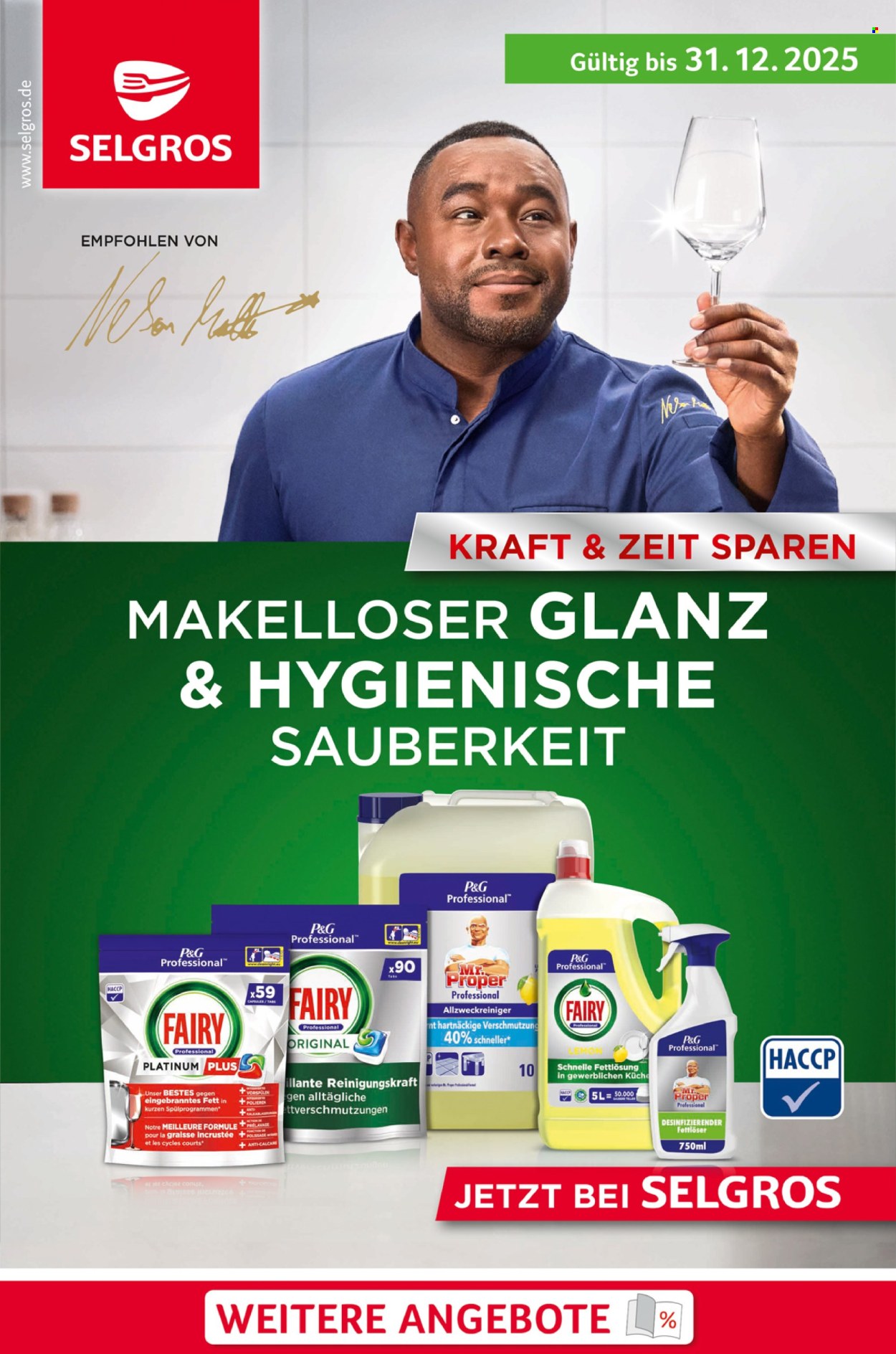 Selgros Prospekte  - 7.7.2025 - 31.12.2025. Seite 1