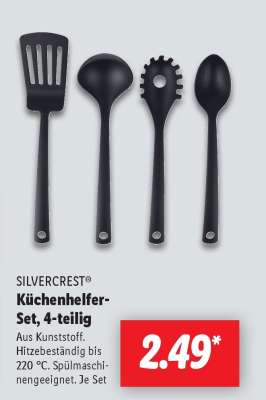 SILVERCREST® Küchenhelfer-Set, 4-teilig