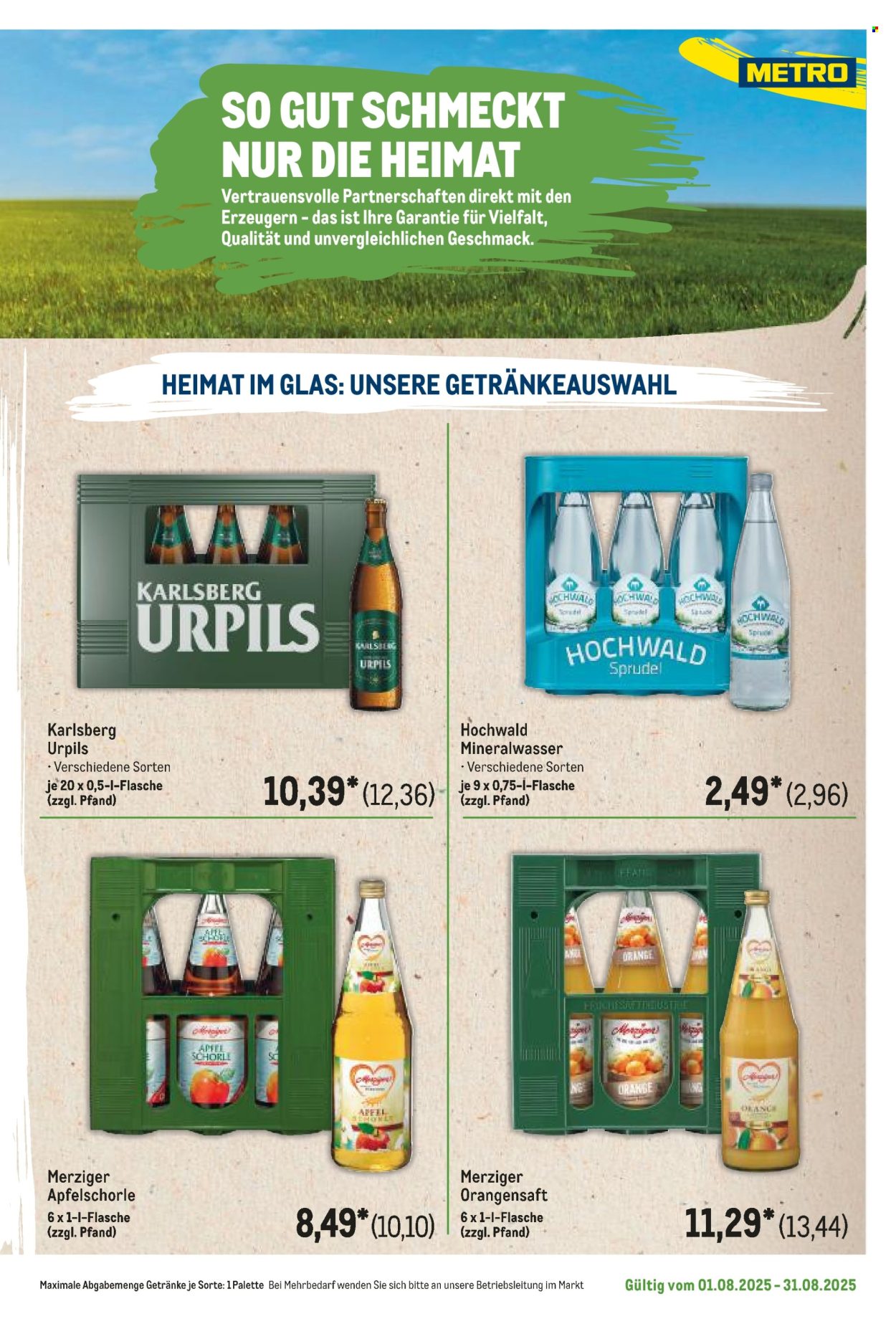 Metro Prospekte  - 1.8.2025 - 31.8.2025. Seite 7