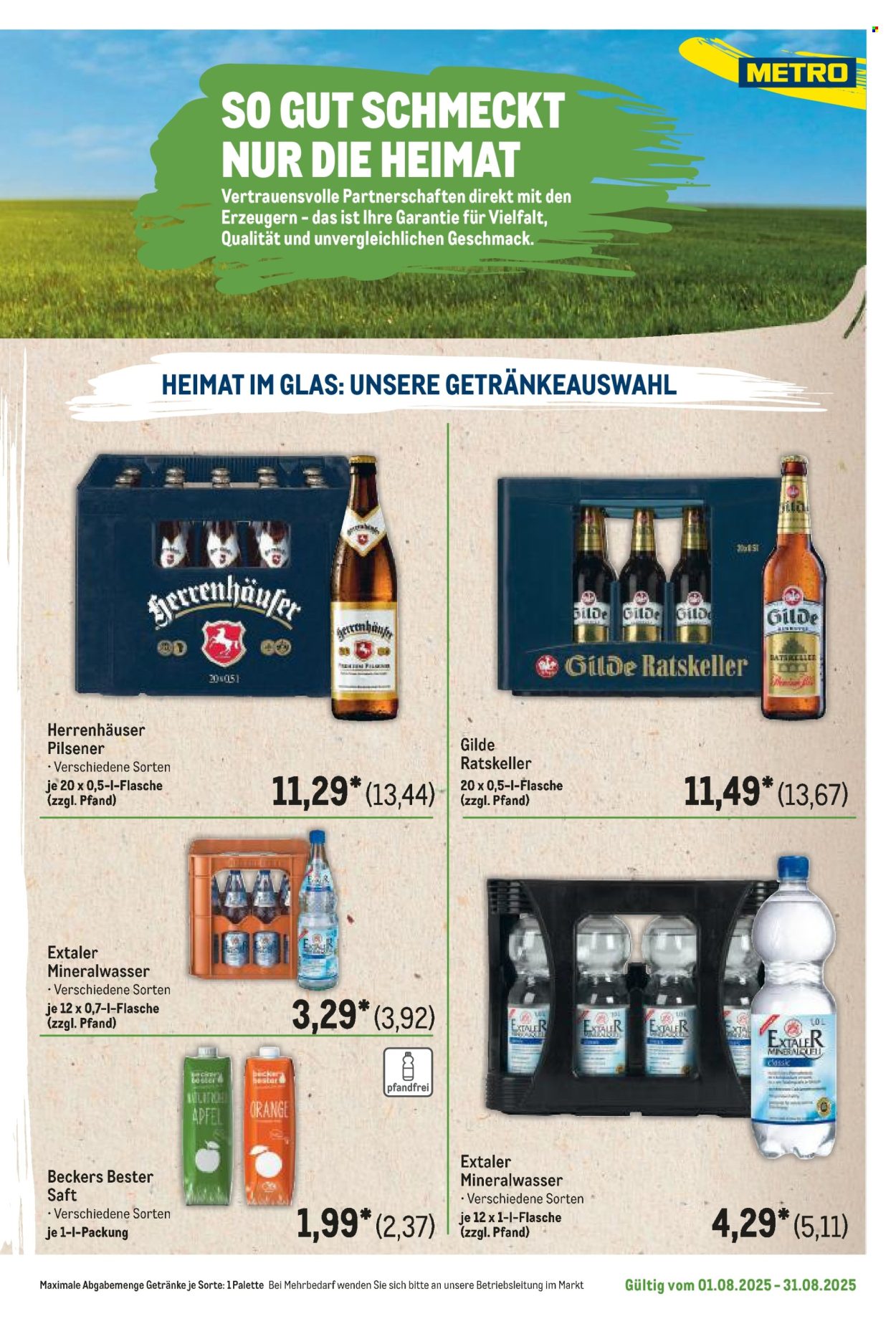 Metro Prospekte  - 1.8.2025 - 31.8.2025. Seite 17