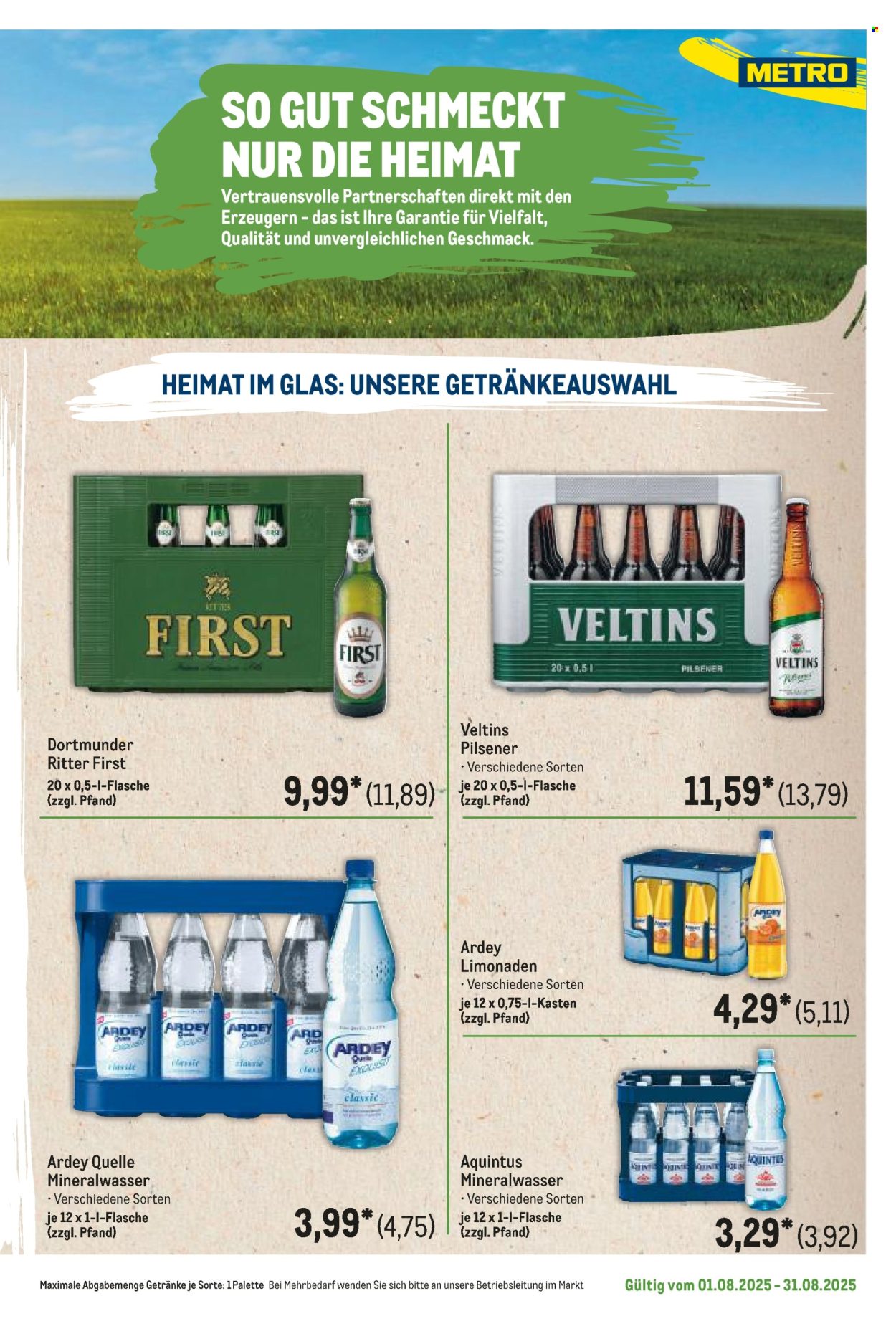 Metro Prospekte  - 1.8.2025 - 31.8.2025. Seite 35