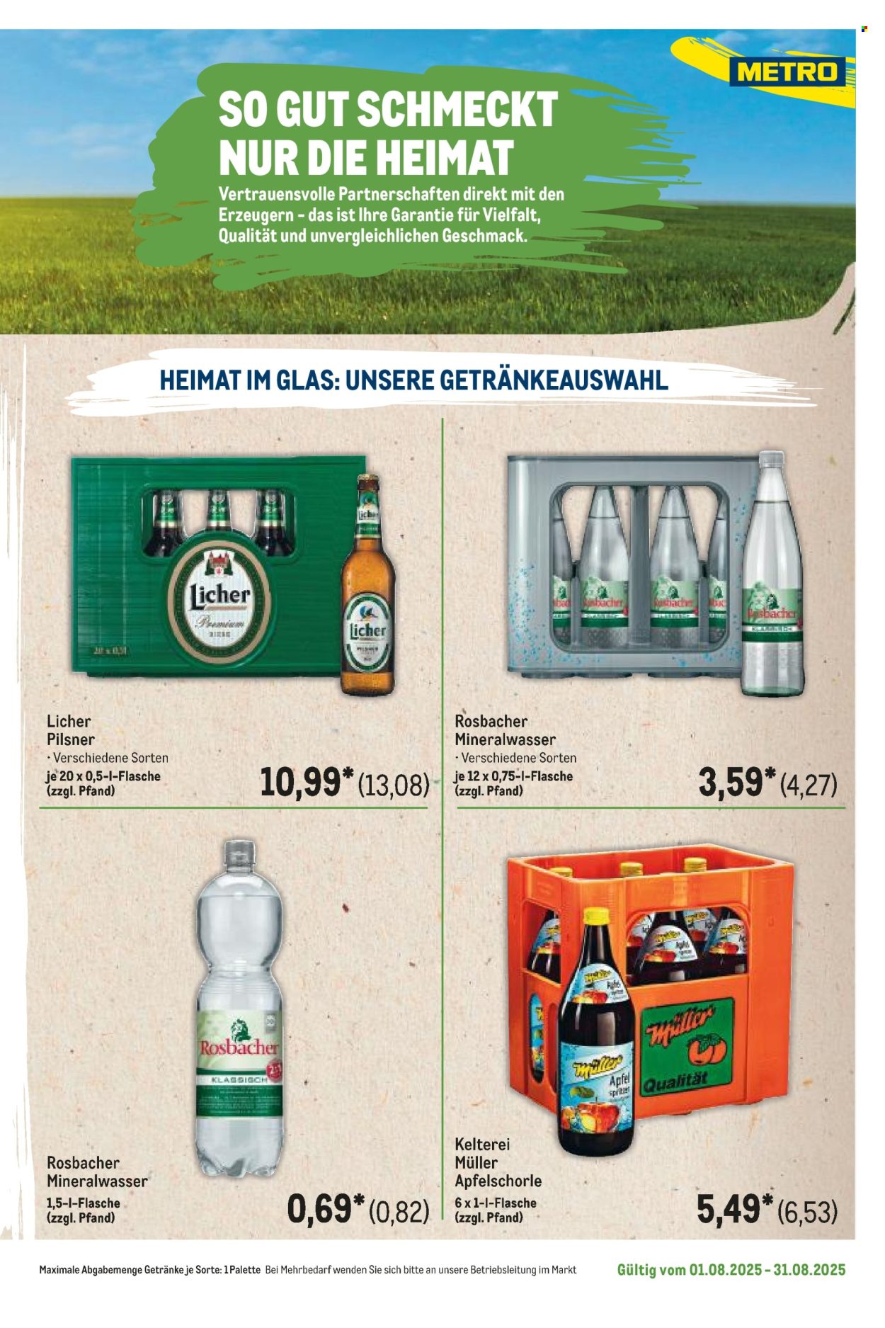 Metro Prospekte  - 1.8.2025 - 31.8.2025. Seite 55