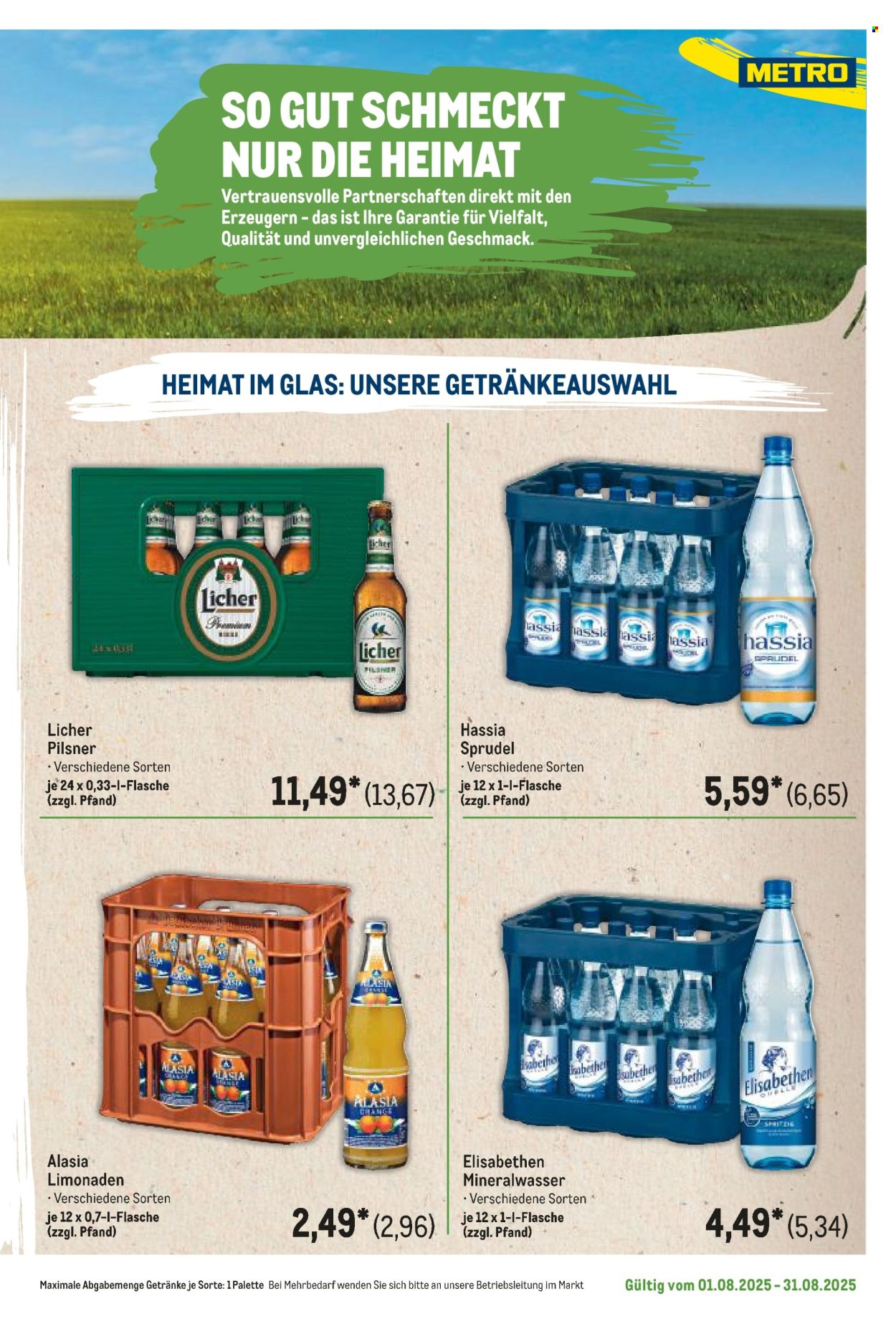 Metro Prospekte  - 1.8.2025 - 31.8.2025. Seite 61