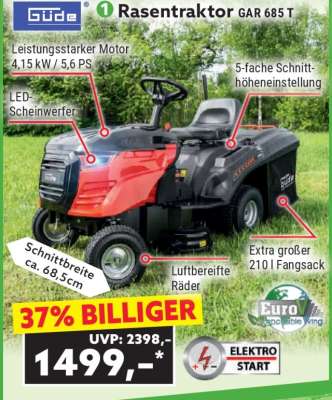 Rasentraktor GAR 685 T