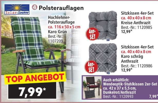 Hochlehner-Polsterauflage