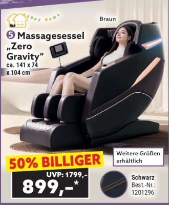 Massagesessel „Zero Gravity“