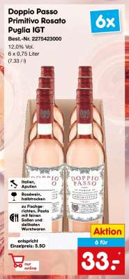 Doppio Passo Primitivo Rosato Puglia IGT
