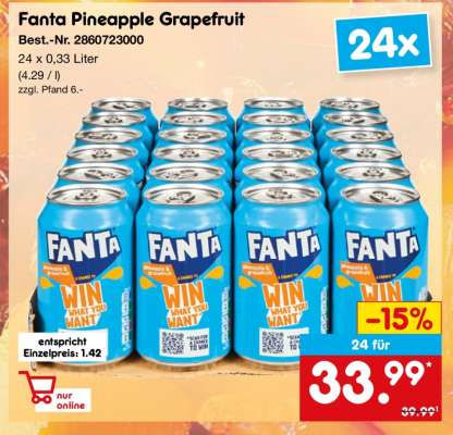 Fanta Pineapple Grapefruit