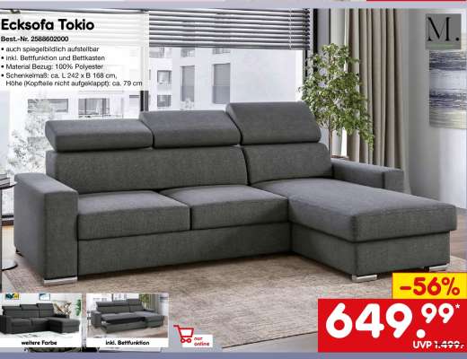 Ecksofa TOKIO