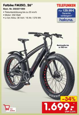 Fatbike FM35O, 26"