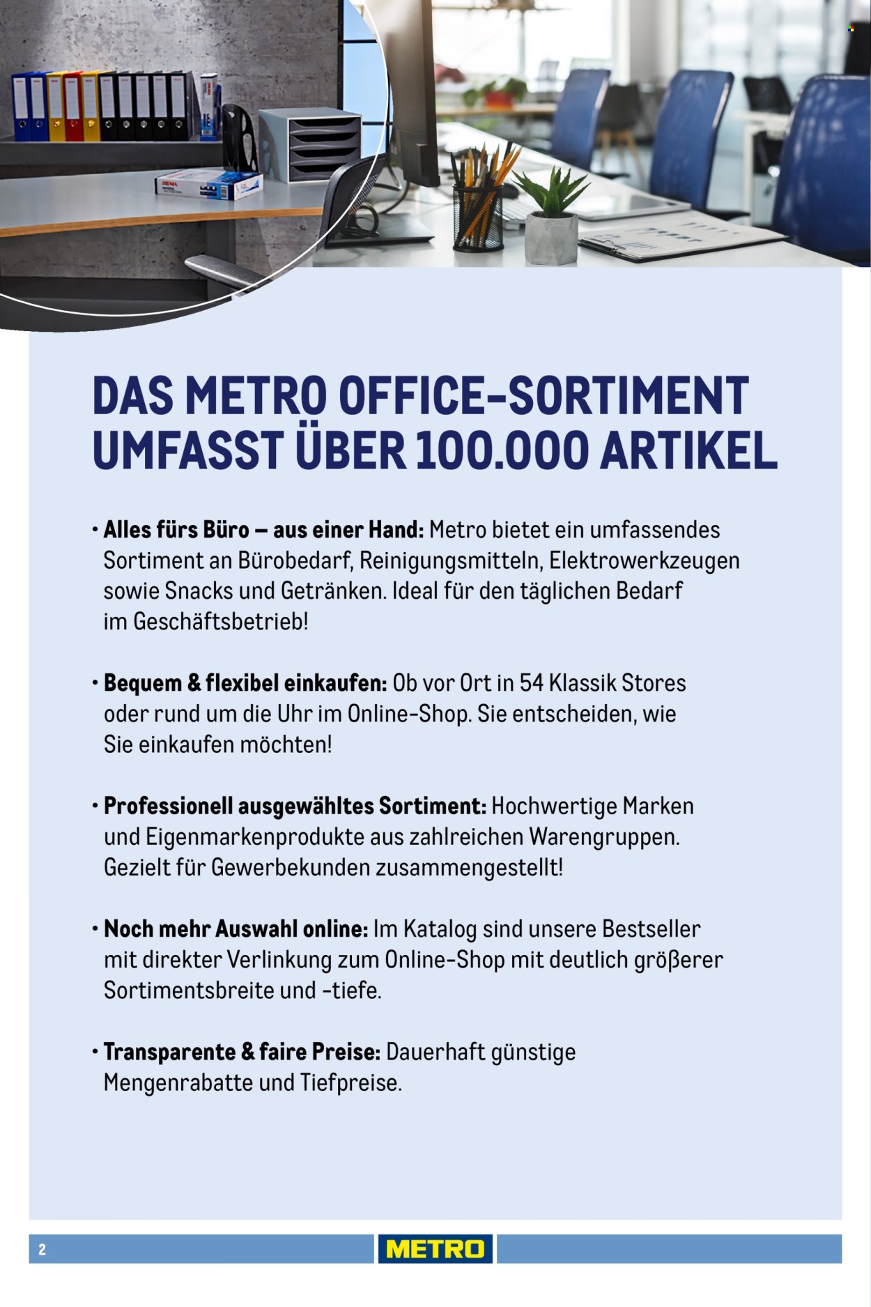 Metro Prospekte . Seite 2