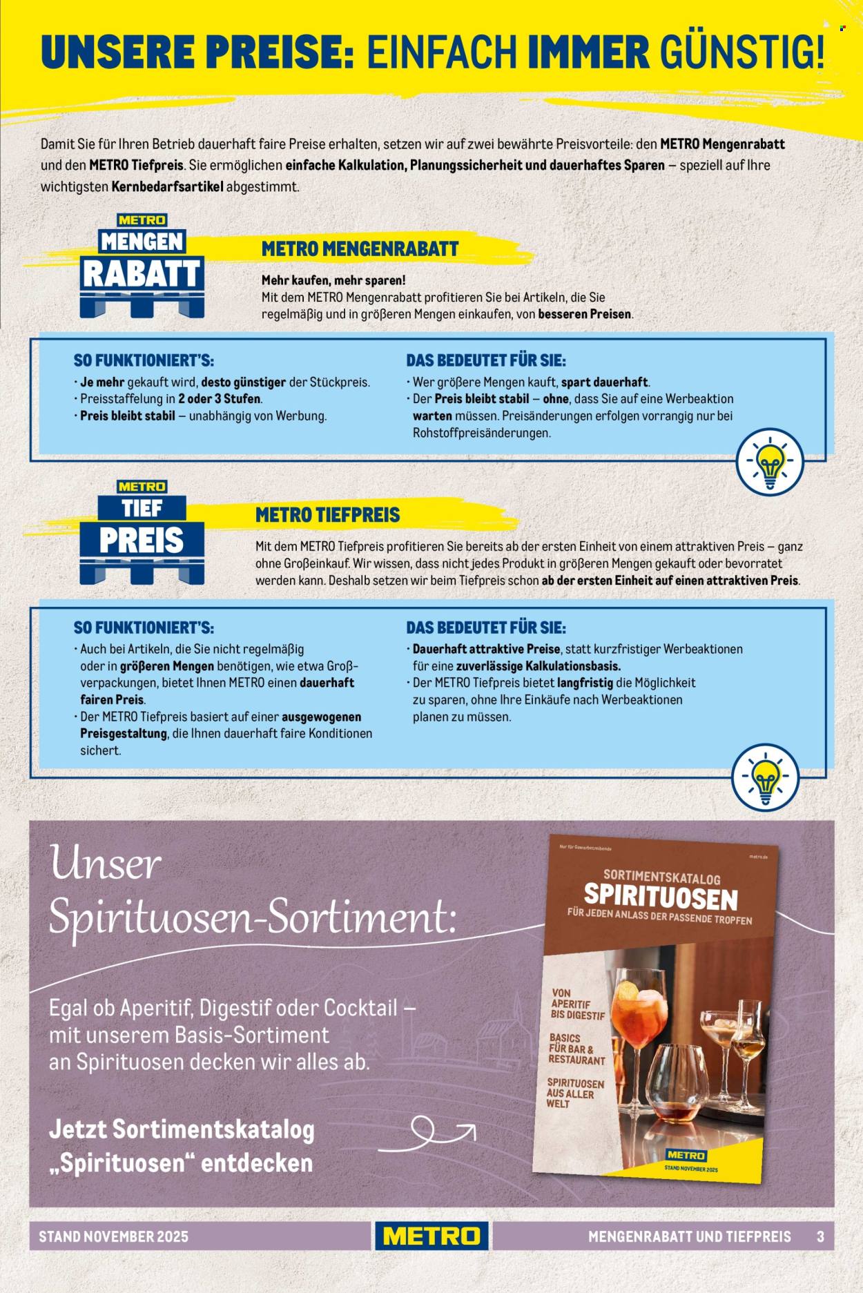 Metro Prospekte . Seite 3