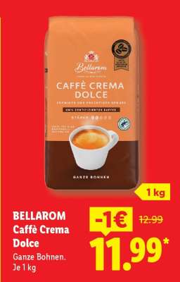 Bellarom Caffè Crema Dolce