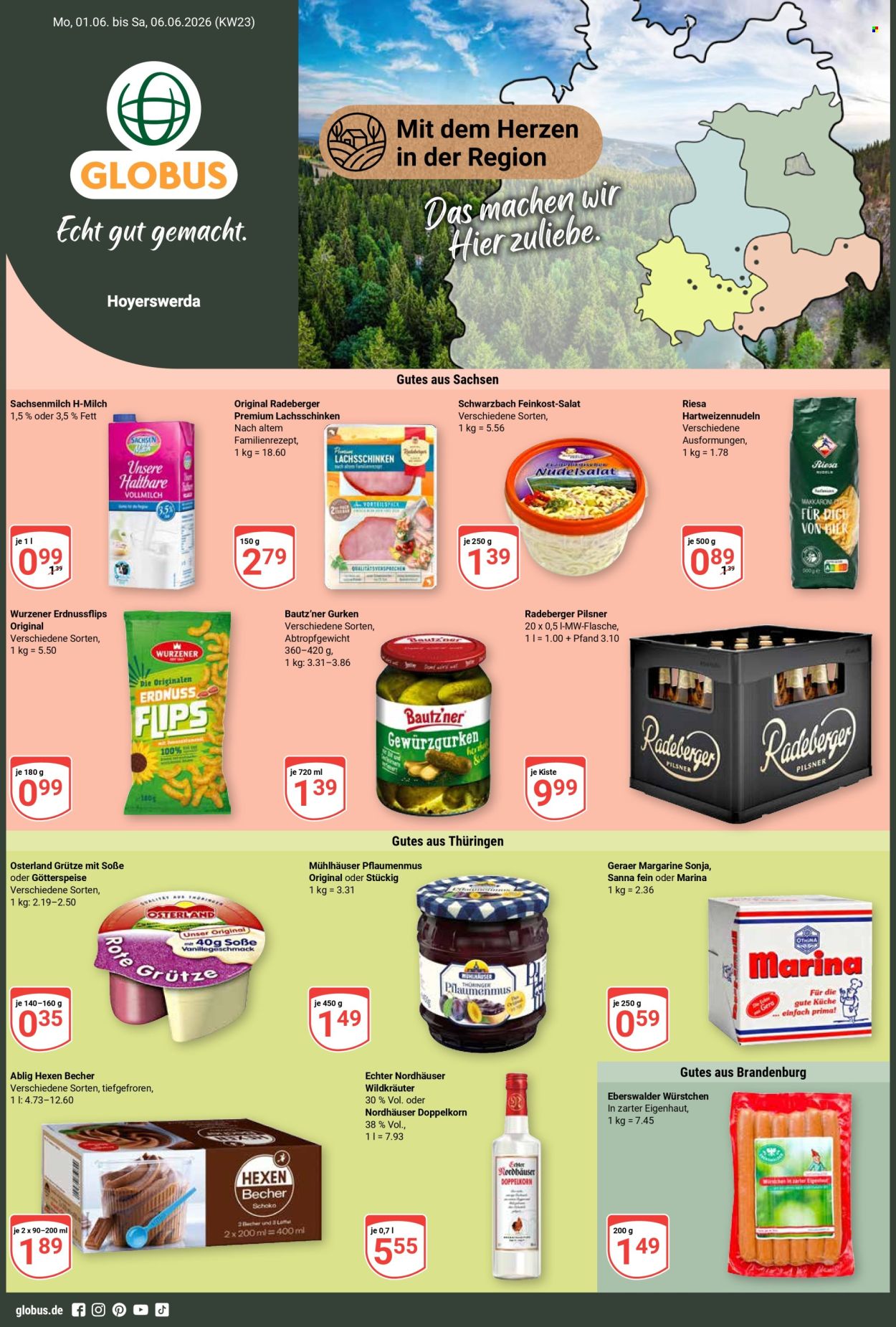Globus Prospekte  - 1.6.2026 - 6.6.2026. Seite 1