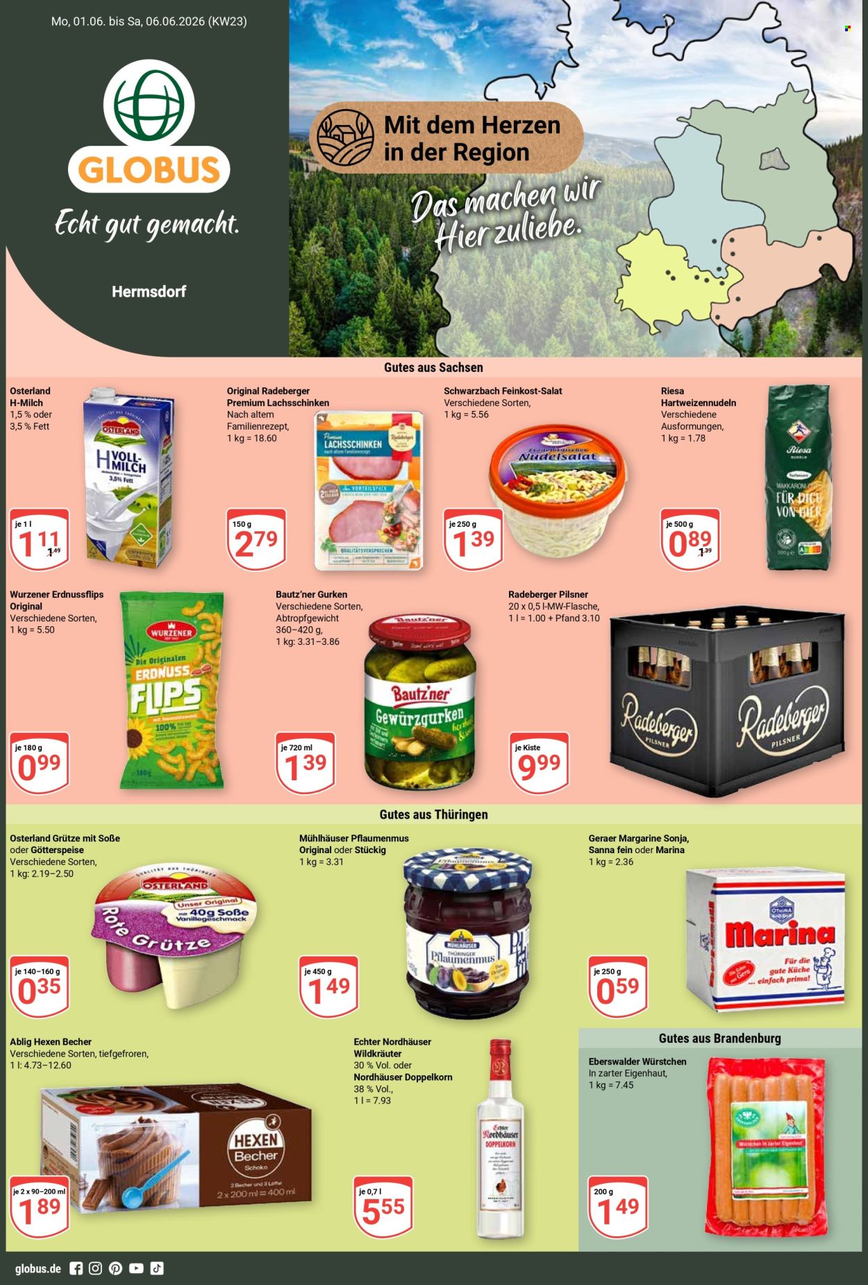 Globus Prospekte  - 1.6.2026 - 6.6.2026. Seite 1