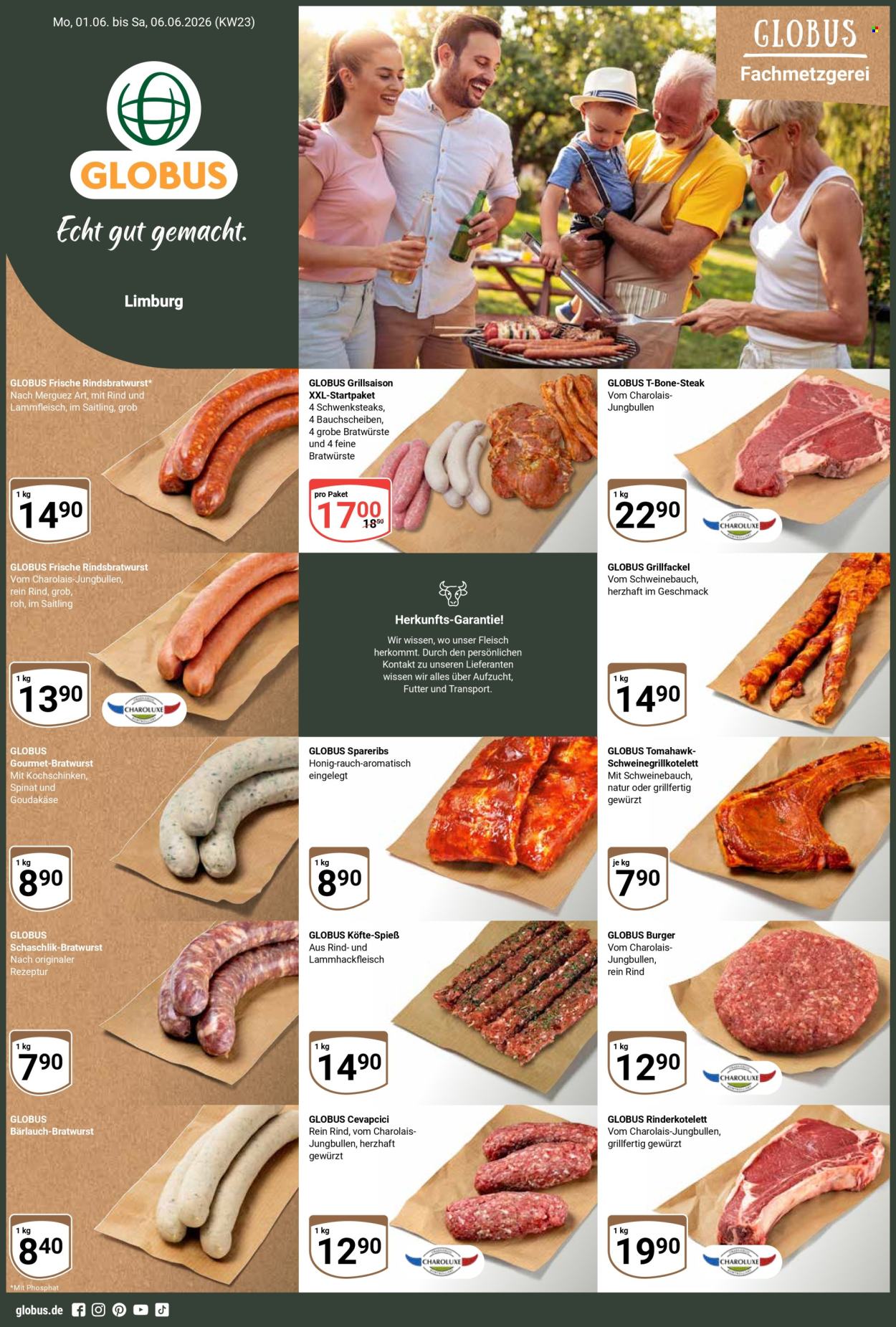Globus Prospekte  - 1.6.2026 - 6.6.2026. Seite 1