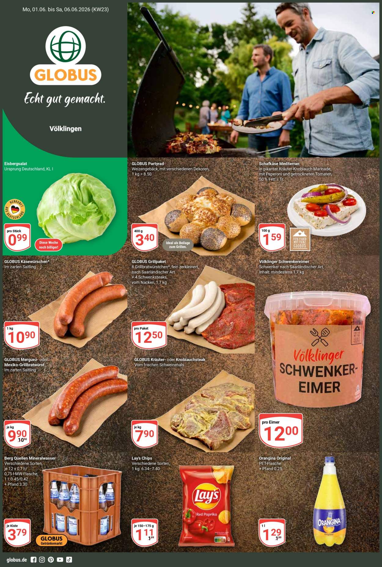 Globus Prospekte  - 1.6.2026 - 6.6.2026. Seite 1
